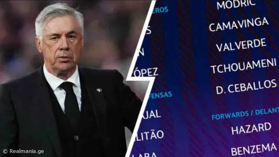 "რეალის" განაცხადი "სიტისთან" მატჩისთვის ცნობილია