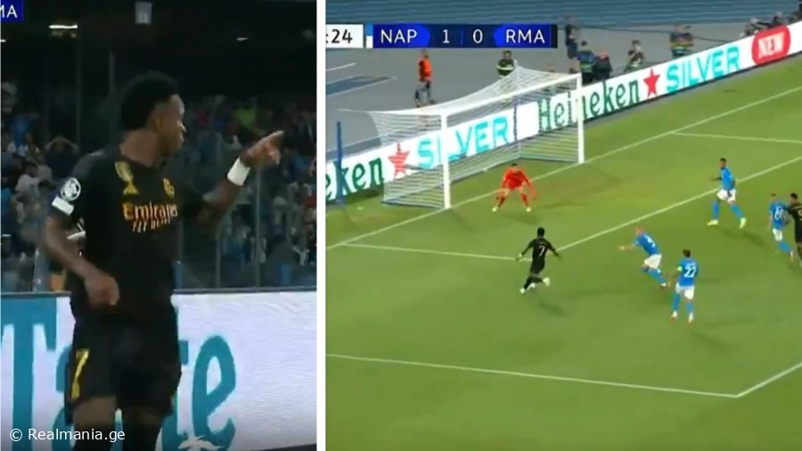 VIDEO: დაბრუნებაც ასეთი უნდა! - ვინისიუსის გოლი "ნაპოლის" კარში