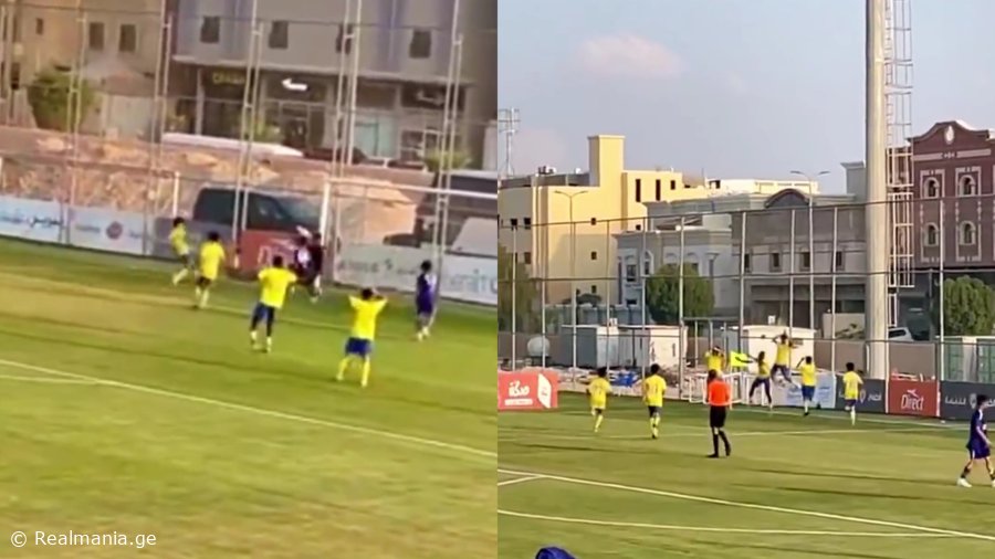 VIDEO: მამის სტილში! - რონალდუს შვილის გოლები და აღნიშვნა