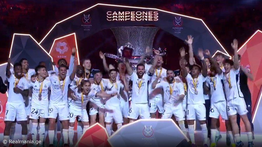 VIDEO: მადრიდის "რეალი" 2024 წლის ესპანეთის სუპერ თასის გამარჯვებულია